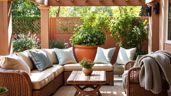 Astuces pour prolonger l'utilisation de votre coin lounge en terrasse