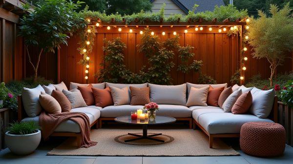 Profiter de sa terrasse plus longtemps avec un coin lounge