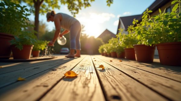 Top méthodes durables pour entretenir votre terrasse en bois