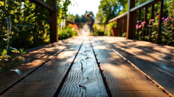 Top méthodes durables pour entretenir votre terrasse en bois